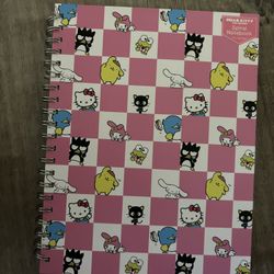 Hello Kitty and Friends Spiral Notebook 