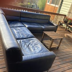 Kasala 3 piece espresso sectional