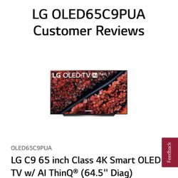 LG C9 OLED 65” 4K TV