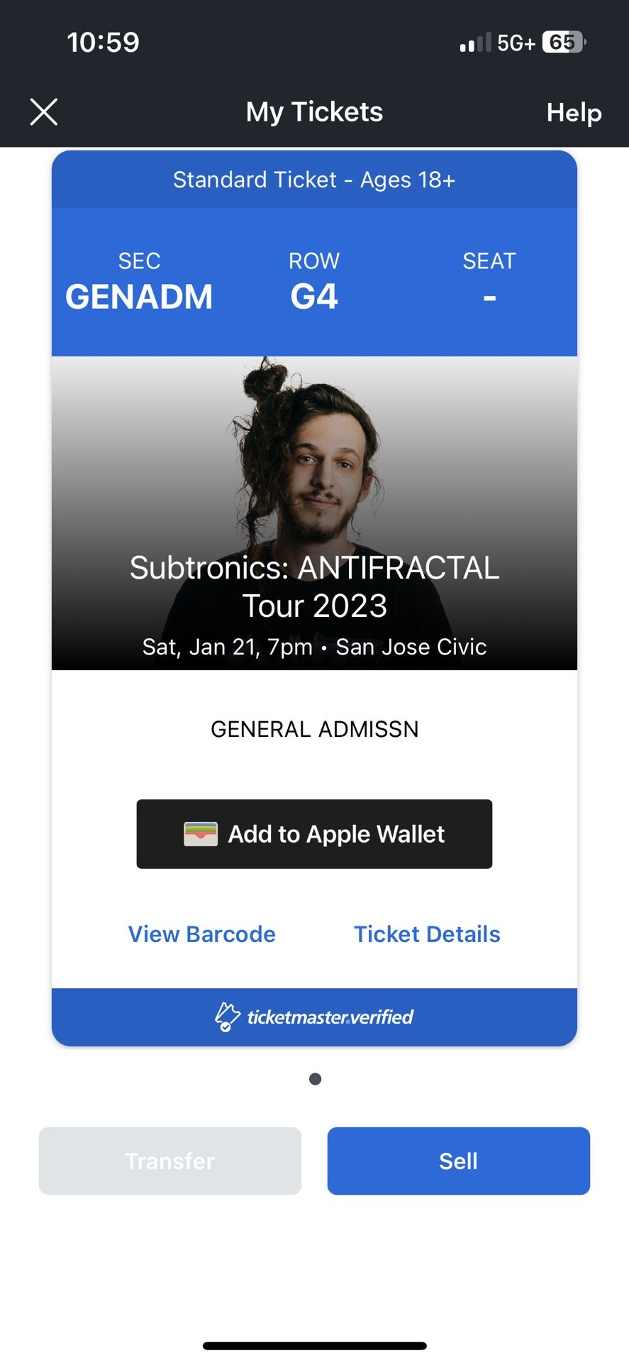 SUBTRONICS ANTIFRACTAL TOUR 1/21/23