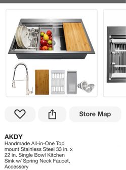 AKDY Handmade Kitchen Sink