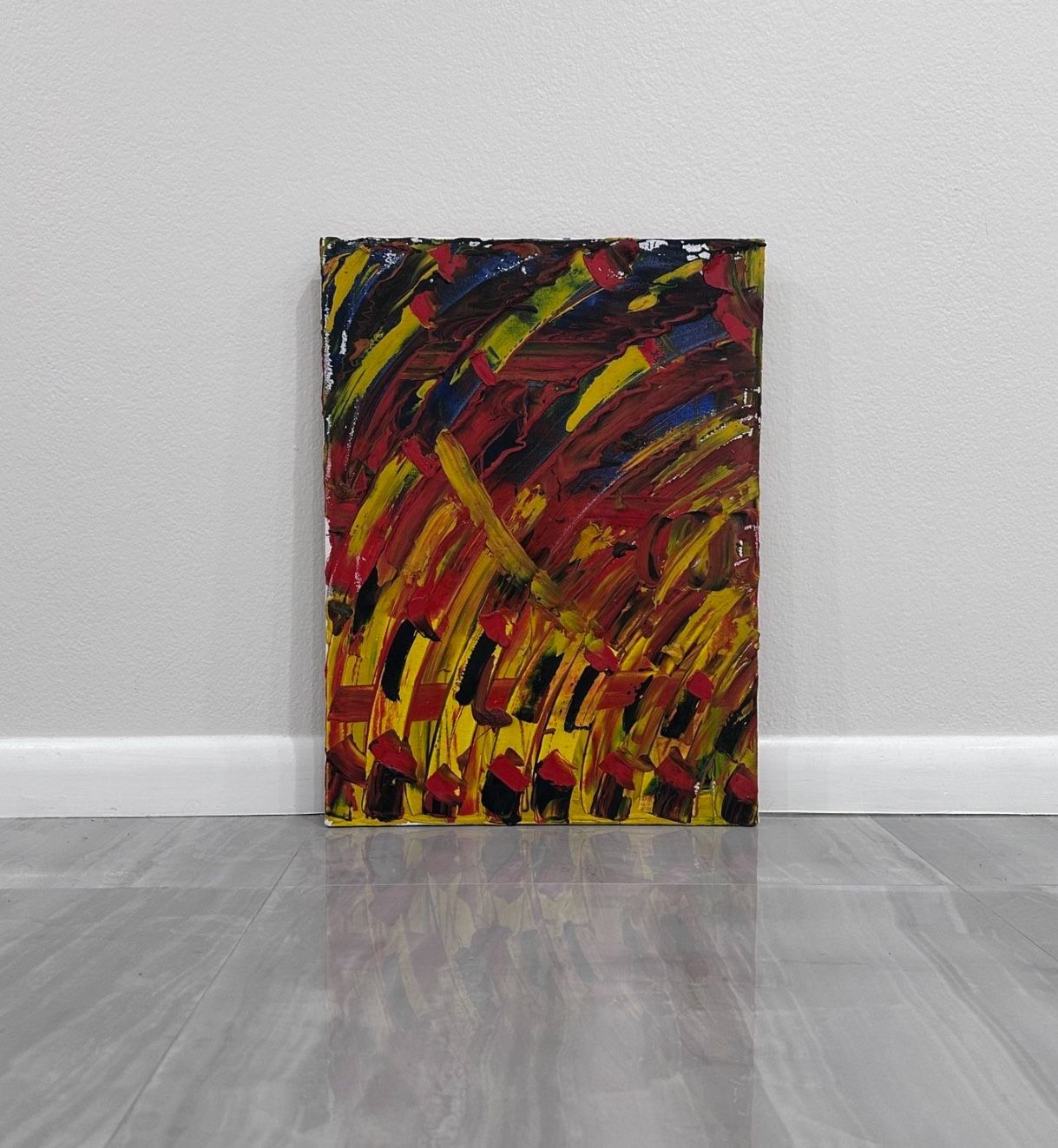 Abstract art (8) Oil on canvas