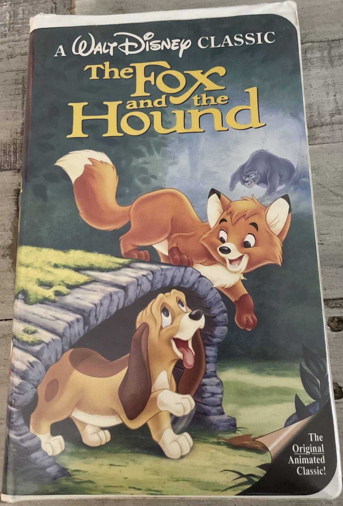 RARE Black Diamond Edition The Fox and the Hound VHS Tape - Walt Disney Classics
