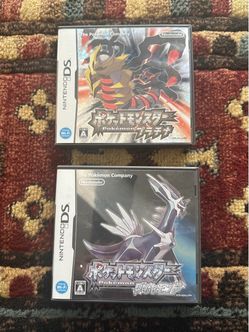 Pokemon platinum and diamond Japanese Nintendo Ds import