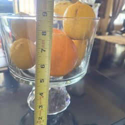 Pedestals Glass Fruit Bowl 