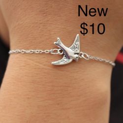 Bird Charm Bracelet