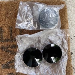 4 Black Gloss Hubcaps——Dodge Or Jeep 