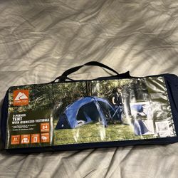 Ozark Trail 2-Person Tent with Oversized Vestibule, Blue, Dimensions 86.6" x 141.60" x 65".