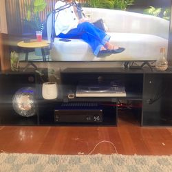 MOVING SALE! Tv Stand (with LED Lights)