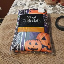 Vinyl Table Cloth Holloween  For Sale New 