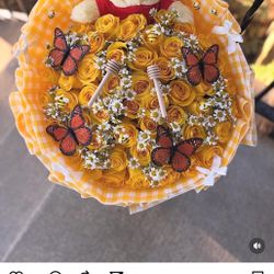 Winnie The Pooh Mixed Bouquets Ramo Buchon 