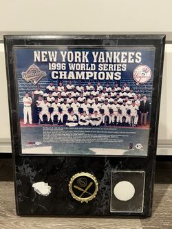 1996 Yankees Plaque
