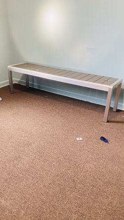 Aluminum Bench 5ft in a half Long