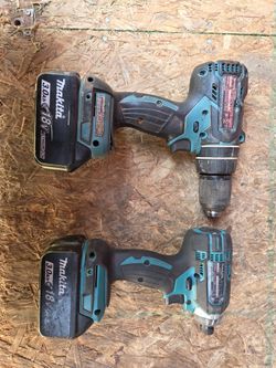 Makita 18V Drill and Impact Driver Combo