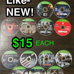 🔥 Like-NEW Xbox One Video Games ($15 Each) 🎮