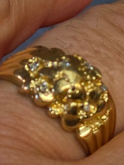 10k nugget ring
