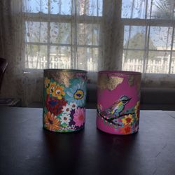 Florero Decorado A Mano 