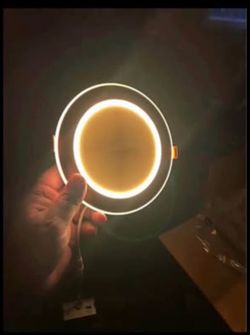 BRAND NEW 5CCT 6” INCH CANLESS LED RECESSED NIGHT LIGHTS ULTRA THIN
