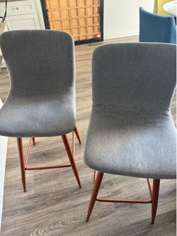 Barstool Gray - 2 piece