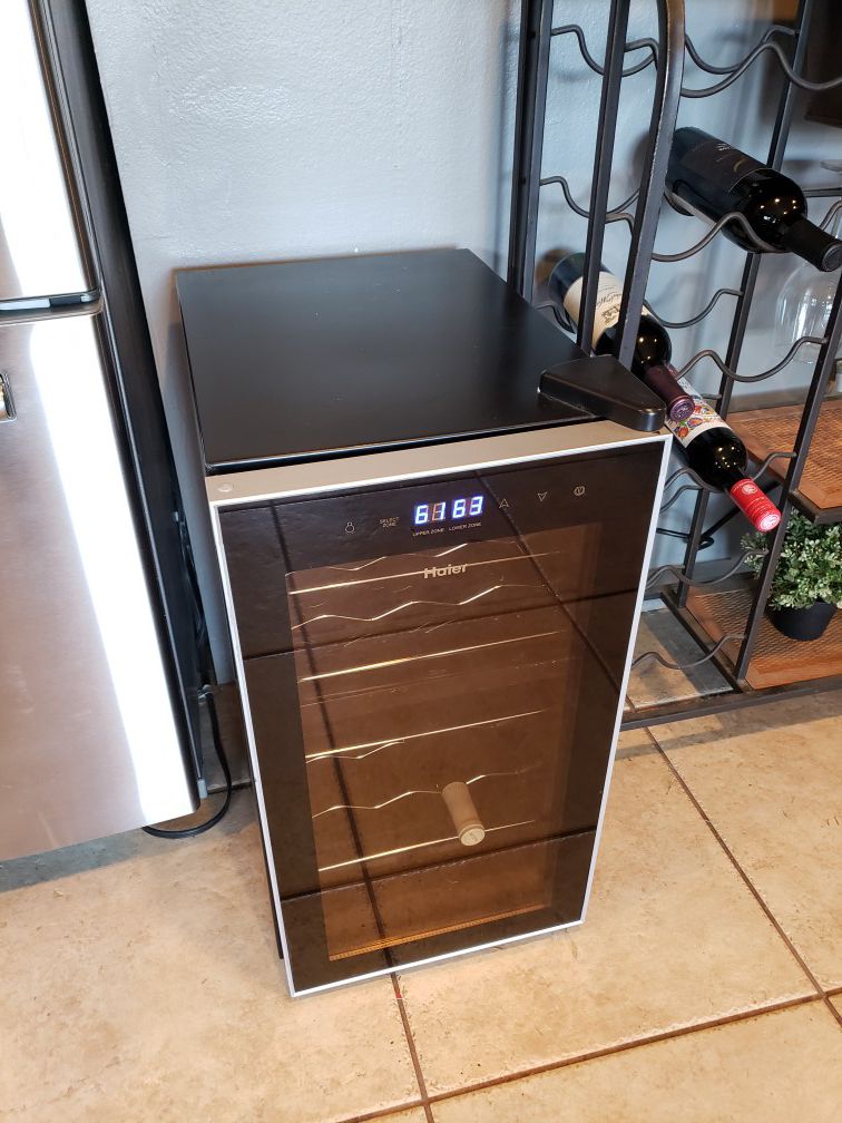 Haier dual zone wine cooler