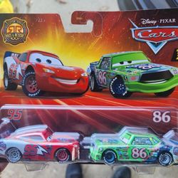 Disneys Cars 2 Pack McQueen And Chip Hicks