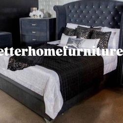 New 4pc bedroom set in box buy now pay later $39 down no credit needed