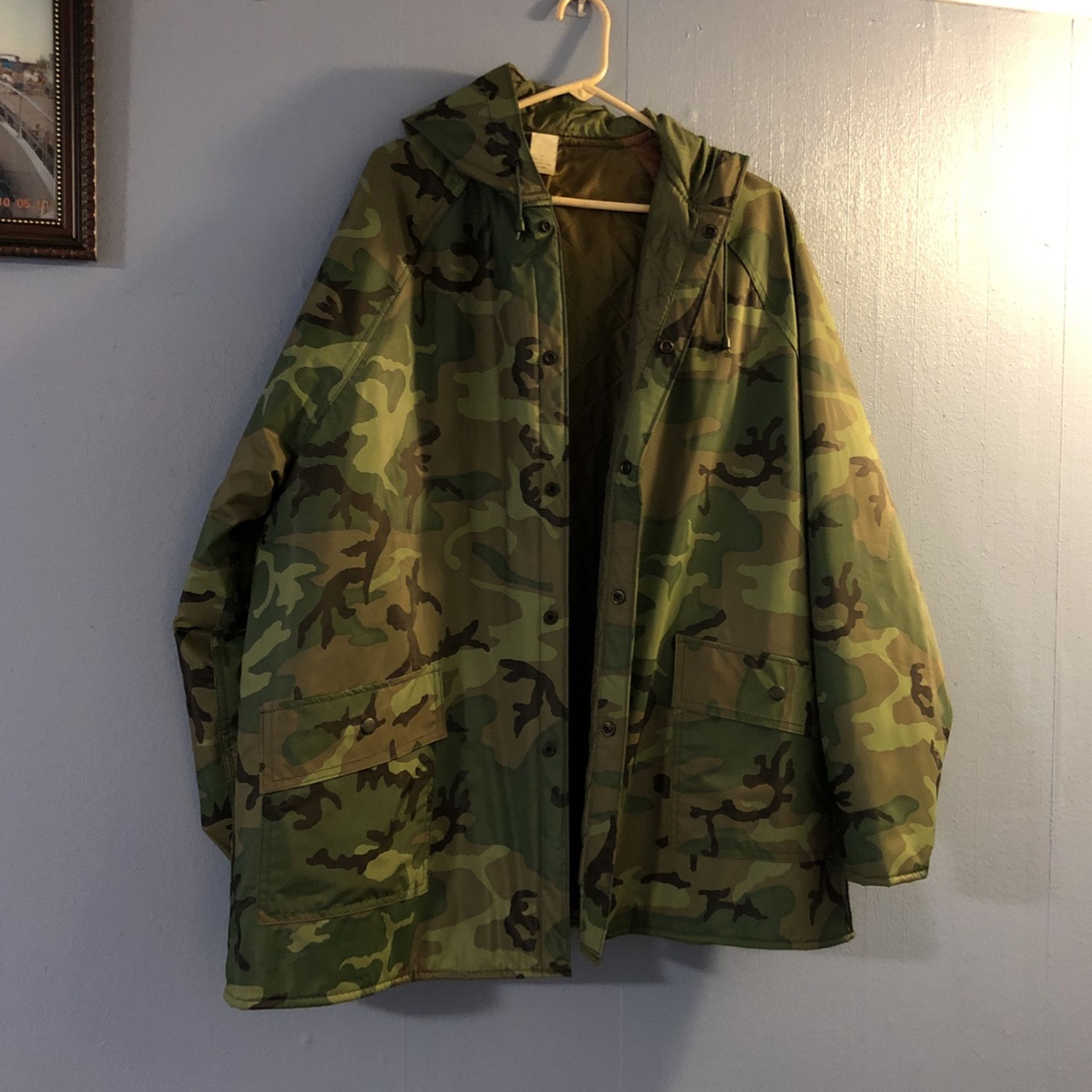 Camouflage Rain Jacket