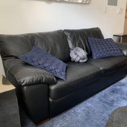 IKEA Leather Sofa