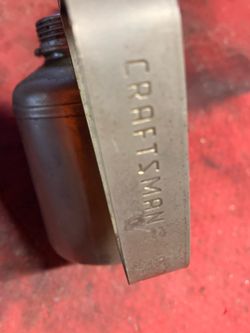 vintage Craftsman thumb pump oil can.