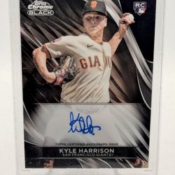 Kyle Harrison Autographed Rookie Card