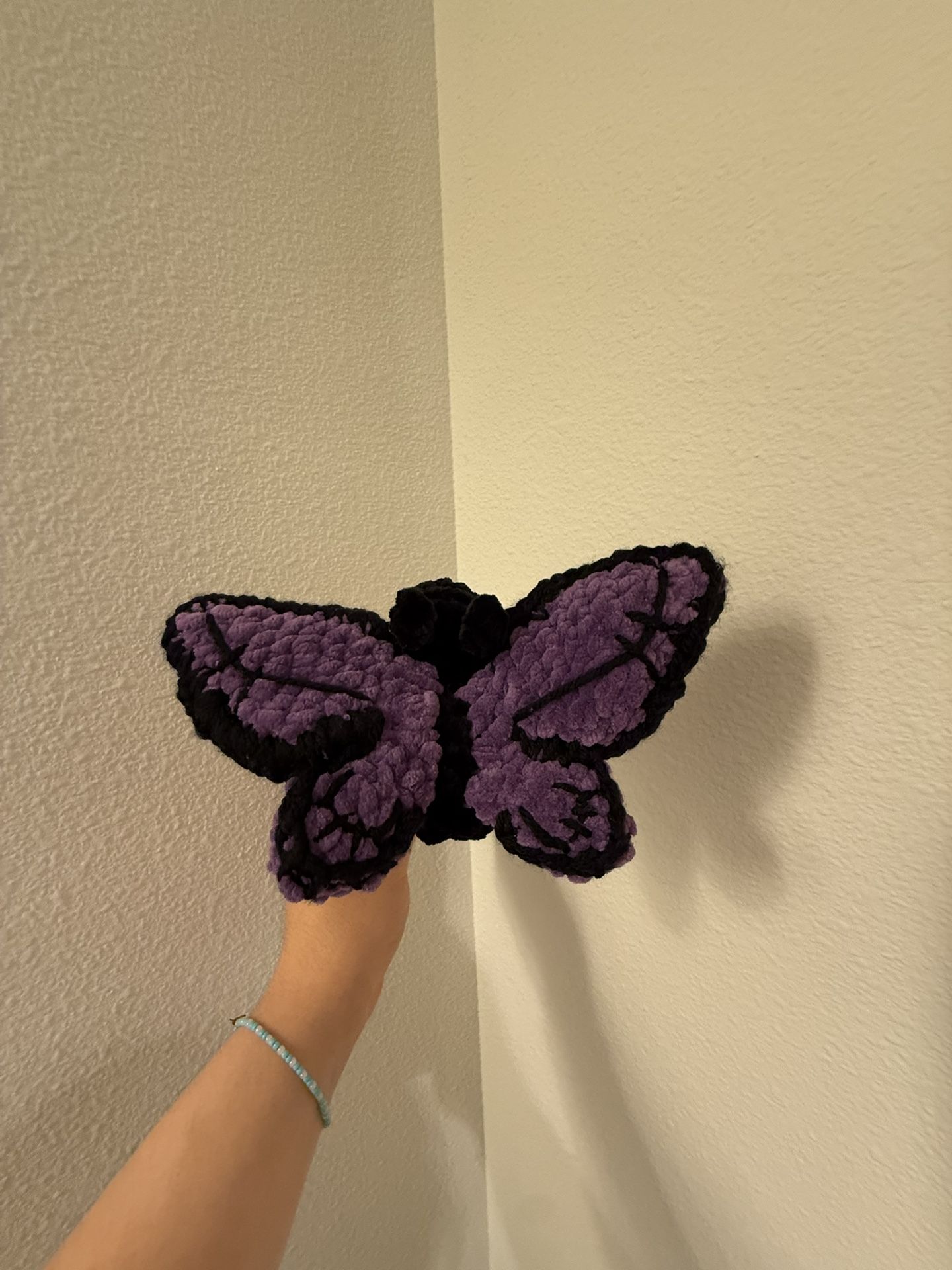 Handmade Crochet of Amethyst the Purple Butterfly Plush