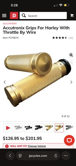 Accutronix Grips For Harley Davidson With Throttle By Wire