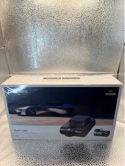 Jzones V620 Dash Cam 4K Front + Rear Camera Built-in GPS WiFi 64GB Card New