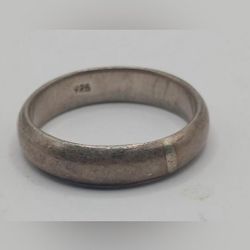 Sterling silver band Sz 9
