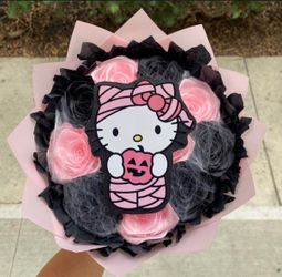 Hello Kitty Halloween Flower Bouquet