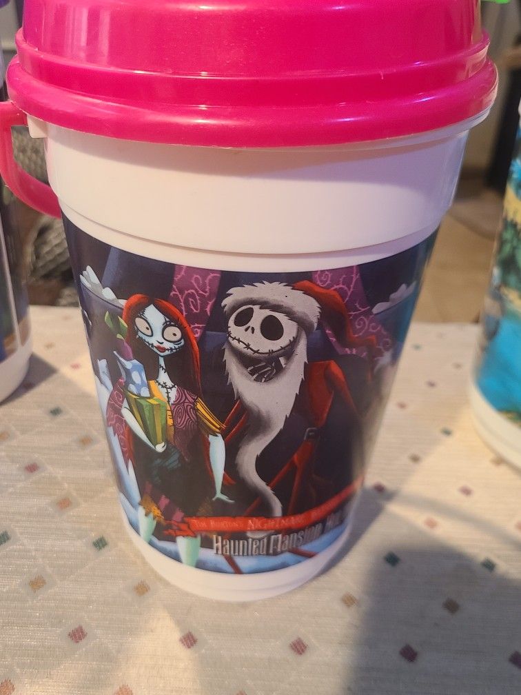 Vintage Disney Parks Jungle Cruise, Haunted Mansion , World Of Color, Mickey And Friends Popcorn Bucket 1992/1993