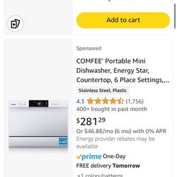 COMFEE’ Portable Mini Dishwasher