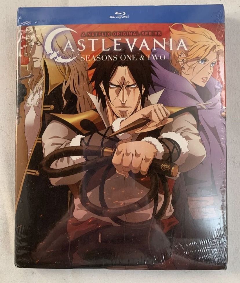 brand new sealed blu ray castlevania seasons 1 & 2 bluray