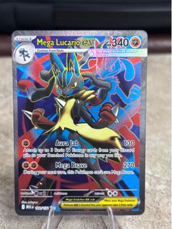 Mega Lucario Ex Ultra Rare 160/132