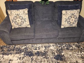 Blue couch