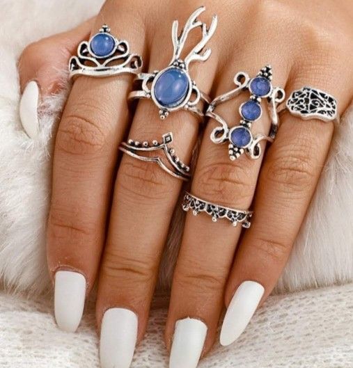 7 Piece Ring Set