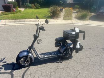 Fat tire golf scooter