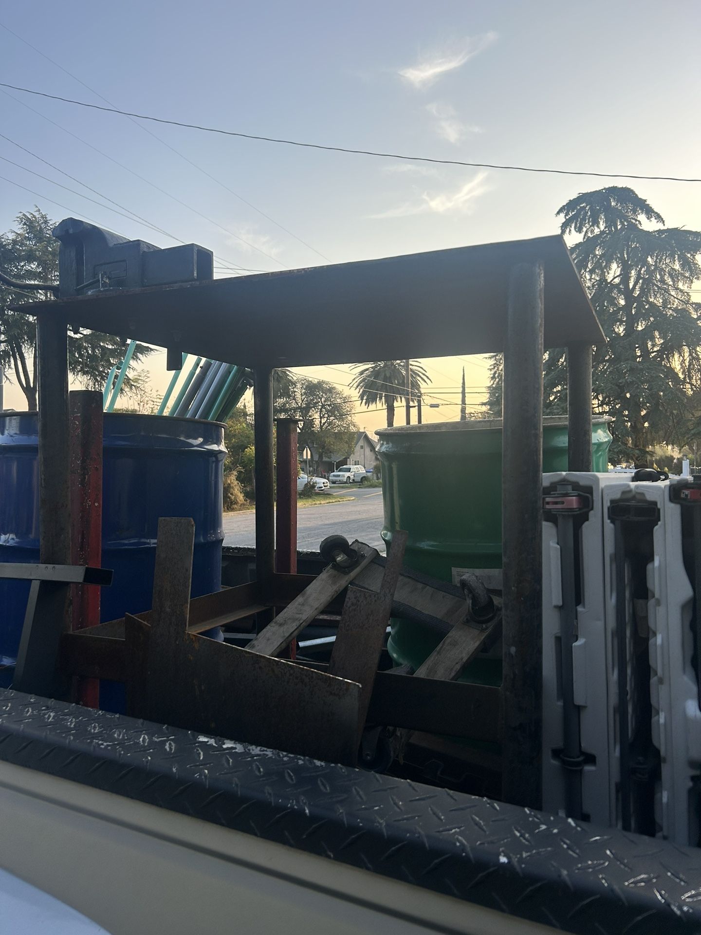 Metal Fab Tables And Scrap Metal