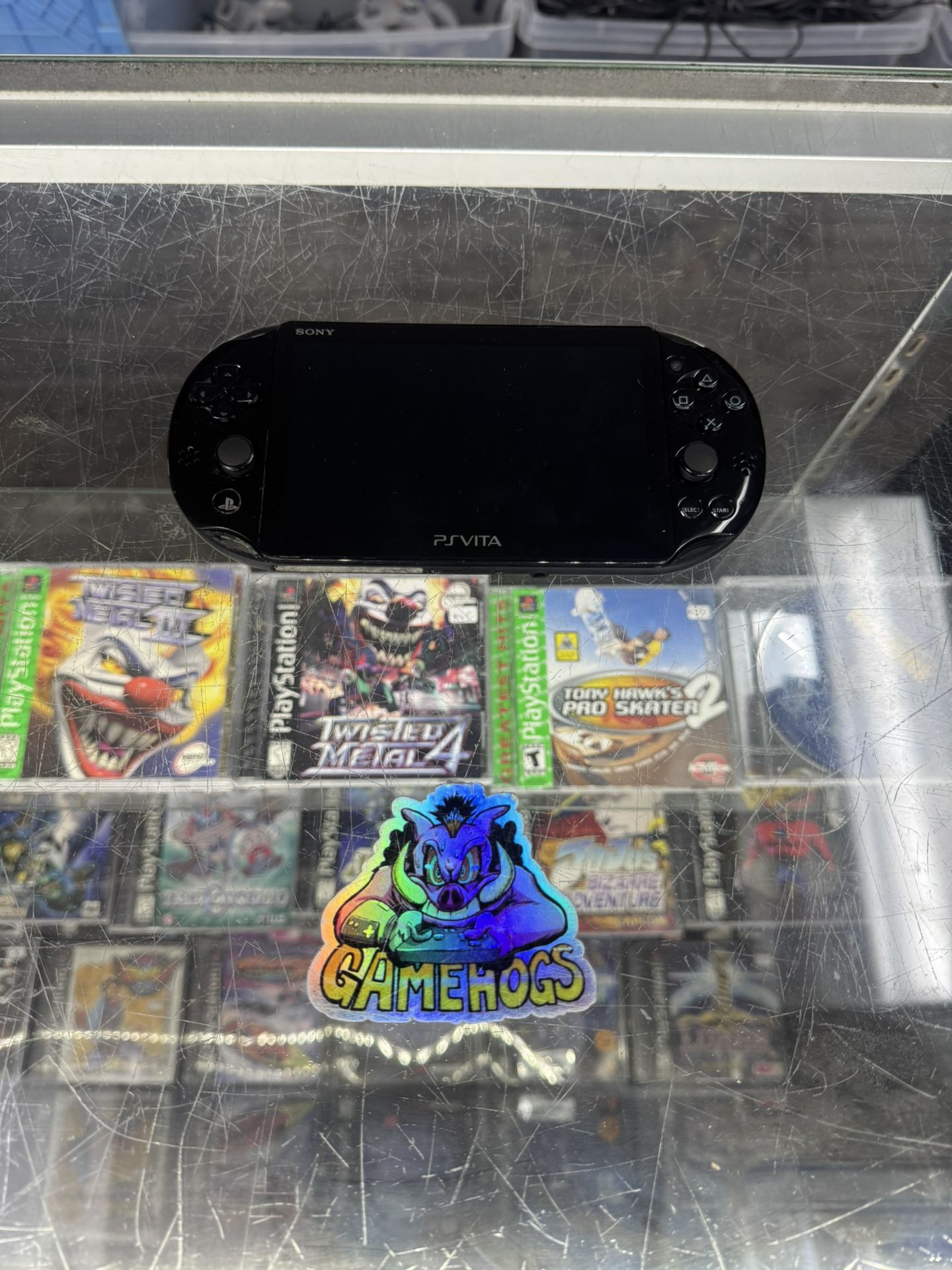 PlayStation Vita With Charger $180-$200 Each Gamehogs 11am-7pm