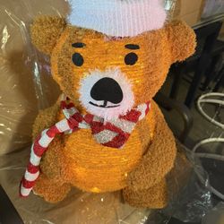 Cute little bear-shaped holiday decorations