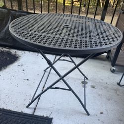 Steel Outdoor Table