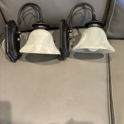 2 Wall Lights $10 Each