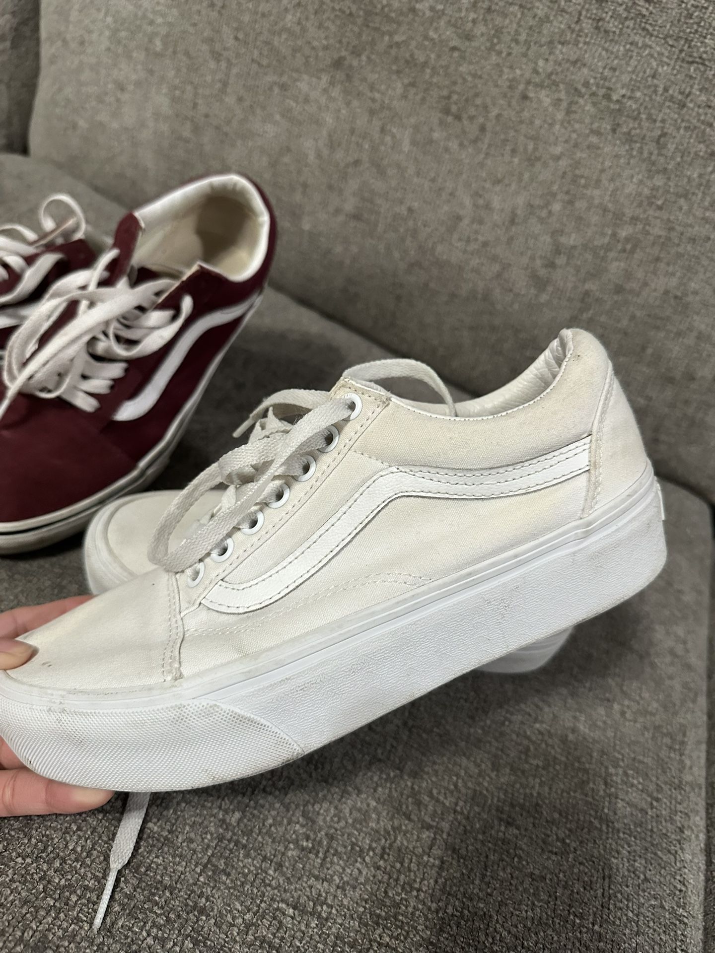 2 Pairs Of vans Shoes