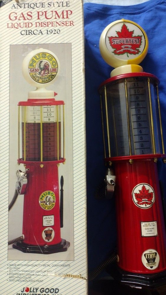 Antique Style Gas Pump Liquid Dispenser Circa 1920