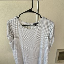 White Polka Dot Shirt